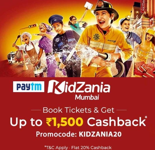 India Desire : Paytm Kidzania Offer : Recharge Your Mumbai Metro Card & Get Free Kidzania Entry Pass Worth Rs 500